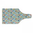thumbnail image 1 of Floral Cutting Board, Polish Colorful Seasonal Foliage Pattern Traditional European Art Slavic Culture, Tempered Glass Cutting and Serving Board, Wine Bottle Shape, Multicolor, by Ambesonne, 1 of 1