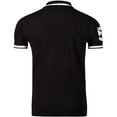thumbnail image 4 of Guinness Men's 59 Stripe Collar Black Polo Shirt 100% Cotton, 4 of 8