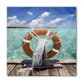 thumbnail image 1 of Buoy Bandana, Summer Exotic Sea, Unisex Head and Neck Tie, by Ambesonne, 1 of 2