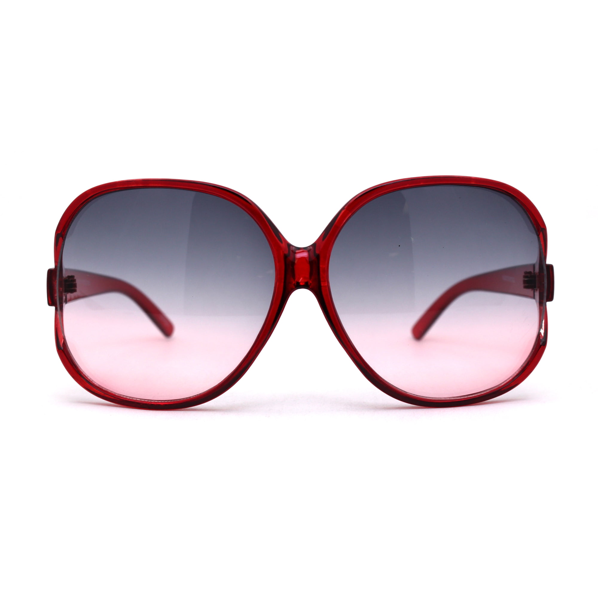 Women Sunglasses Round Lens Plastic Frames Retro Vintage Butterfly Designer 