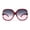 Red Black Pink, variant on Womens Extra Oversized Round Designer Fashion Exposed Lens Butterfly Sunglasses Gradient Black