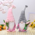 thumbnail image 4 of TETOU Spring Easter Gnome Plush Bunny Faceless Gnome Plush Doll with Flower Easter Decor for Mom, 4 of 6