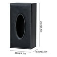 thumbnail image 3 of RASTAN Tissue Box Cover, Premium Car & Hotel Tissue Holder - Pu Leather Suction Mount Design for Dashboards & Desks | Stylish & Space-Saving, Tissue Box Holder, C, 3 of 7