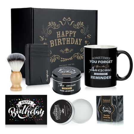 Gifts for Men Who Have Everything, Mens Birthday Gift Ideas, Unique Personalized Birthday Gifts Box for Dad Boyfriend Husband Brother Coworker, Thank You Gifts Presents Baskets for Him