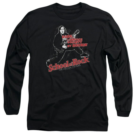 School Of Rock - Rockin - Long Sleeve Shirt - Medium