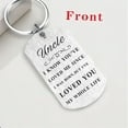 thumbnail image 3 of Uncle Fathe's Day Gifts for Men- I Love My Favorite Uncle Birthday Christmas Keychain, 3 of 5