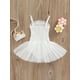thumbnail image 4 of Txlixc, mono sin mangas para niñas pequeñas, Color sólido, informal, con tirantes finos, princesa, vestido plisado de malla Txlixc  Moda, 4 of 9