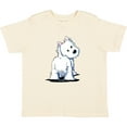 thumbnail image 3 of Inktastic Fluffy Butt Westie Boys or Girls Toddler T-Shirt, 3 of 5