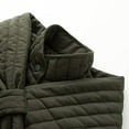 thumbnail image 6 of Women’s Detachable Scarf Quilted Puffer Jacket Trendy High Neck Long Sleeve Button Down Winter Padded Coats, 6 of 9