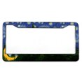 thumbnail image 1 of Van Gogh oil painting pattern car license plate frame 9, 1 of 5