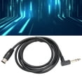 thumbnail image 3 of Cable macho de 6.35 mm de hombre a midi din 5pin, resistente a la interferencia 90 grados 6.35 mm A midi din 5pin cable ángulo recto para mezcladores para sinintetizadores, 3 of 7