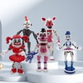 thumbnail image 1 of Figuras de acción móviles 5 unids/set cinco noches en los juguetes de Freddy lindo Funtime Freddy Foxy juguetes de fiesta de terror, 1 of 8