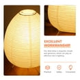thumbnail image 5 of Rice Paper Table Lamp with Light Yellow Shade for Bedroom Use and Home Decoration 14.5x14.5x27 Inches, 5 of 10