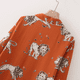 thumbnail image 4 of Pijamas de verano para mujer, de seda helada, de manga corta, conjunto de pantalones cortos, ropa cómoda para el hogar, traje largo y holgado, pijamas para el hogar, 4 of 6