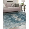 thumbnail image 2 of Rugs.com Newport Collection Rug – 10' 2 Square Navy Blue Medium Rug Perfect For Living Rooms, Kitchens, Entryways, 2 of 8