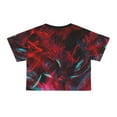 thumbnail image 3 of Abstract Colorful Fire Power Amazing Best Unisex AOP Crop Tee, 3 of 4