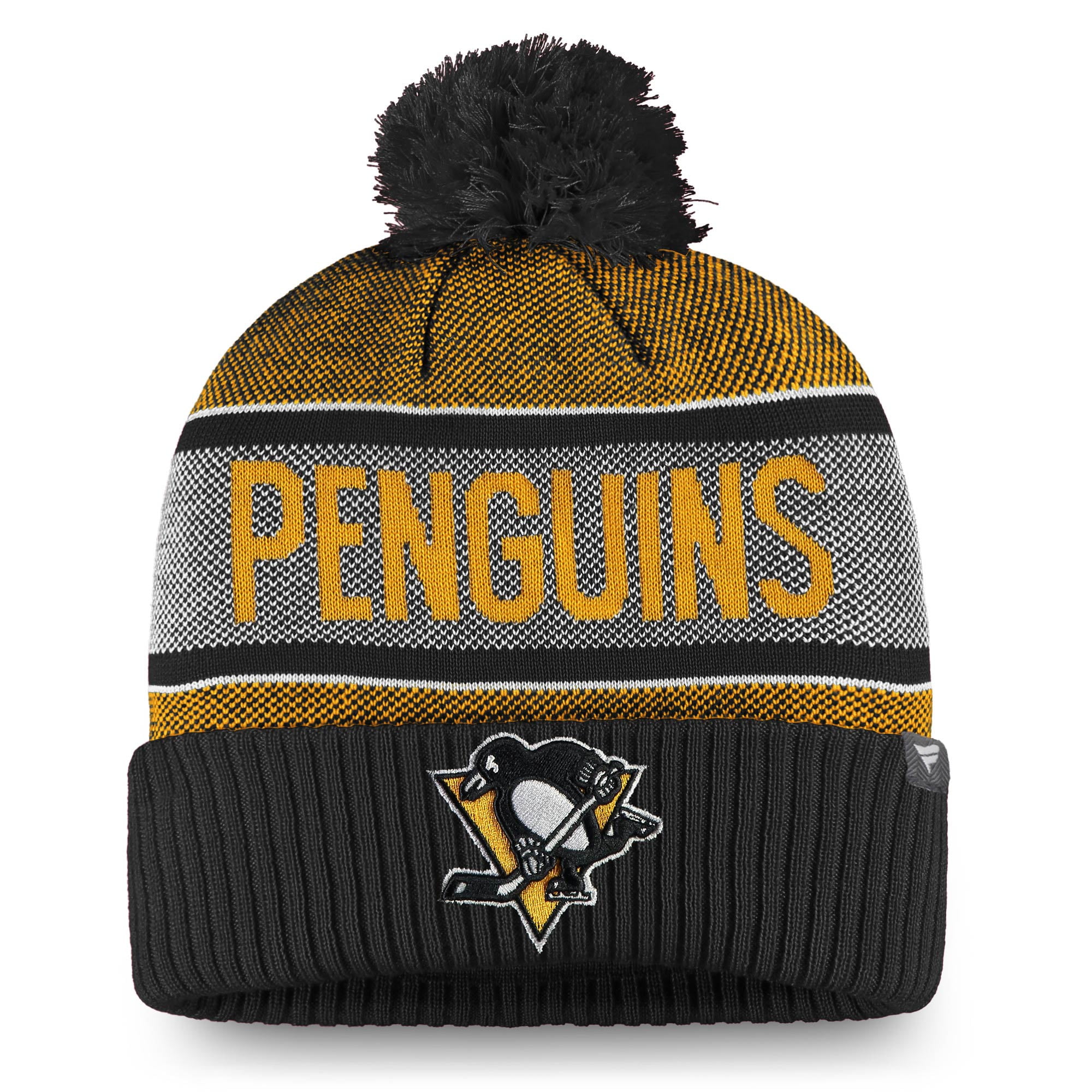 Pride Cuffed Knit Hat with Pom 