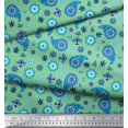 thumbnail image 3 of Soimoi Modal Satin Fabric Floral & Paisley Print Sewing Fabric Yard 42 Inch Wide, 3 of 3