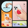 thumbnail image 2 of PopSockets Adhesive Phone Grip and Kickstand with Swappable Top - Neon Pink, 2 of 8