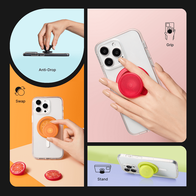 PopSockets PopGrip with Adhesive Base Enamel Evil Eye