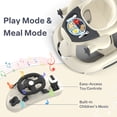 thumbnail image 5 of AILEEKISS 5-in-1 Musical Baby Walker with Wheels, Foldable Baby Walker for Boys Girls, Beige, 5 of 10