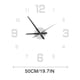 thumbnail image 3 of Reloj de pared grande, reloj de pared adhesivo DIY, relojes de pared, decoración del hogar, sala de estar especial, decoración del hogar, oficina, tienda, decoración artística, 3 of 5