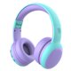 thumbnail image 2 of Auriculares para niños Bluetooth 5.0 Dibujos animados 3.5mm Auriculares para niños Auriculares portátiles plegables, Morado Inevent EL000905-03B, 2 of 7