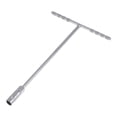 thumbnail image 1 of Llave de zócalo universal 28x18cm, llave de spanner duradera, extractor de zócalo de acero aleado 1 Pc hexágono 12mm para automóvil, motocicleta, dirtbike, llave de mango en T, 1 of 7