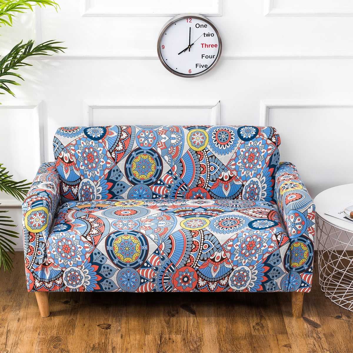 1/2/3/4 Seater Printed Sofa Slipcover, Couch Cover, Seat Cushion