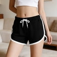 thumbnail image 5 of RYDCOT 3 Pack Womens Pajama Shorts Summer Casual Lounge Sleep Short Soft Comfy Pajama Bottoms with Pocket Black, 5 of 7