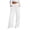 White, variant on felwors Women's High Waisted Wide Leg Jeans Elastic Waist Drawstring Pull On Denim-Like Pants with Pockets Stretchy Casual Trousers (Blue, S)