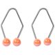 thumbnail image 2 of Ndcxsfigh Herramientas Belleza Facial para Hoyuelos Fáciles Usar Color Naranja 2 Uds., 2 of 9