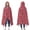 Red Cartoon Dinosaurs-2, variant on Wearable Blanket,Rainbow Dinosaurs Tiny Plants Hooded Wearable Flannel Blanket for Adults & Teens,Winter Poncho Shawl Wrap Cape Cozy Anti-Pill,50"x60"