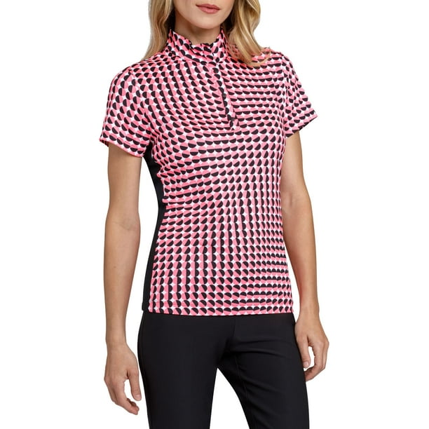 Download Tail Women's Short Sleeve Convertible Mock Neck Golf Polo ...