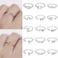 thumbnail image 1 of Xihbxyly Joyería Galvanizada, Anillo de Oro Rosa de Las Doce Constelaciones, Diseño de Circonitas Aaaaa Brillantes, Accesorio de Moda, Regalo de Compromiso para Bodas, Estilo Elegante para Mujer., 1 of 3