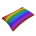 thumbnail image 3 of Bixox Colorful Glitter Rainbow Printed Pillow Protector,Super Soft Ideal for Home,Guests,Rentals - 16"x24", 3 of 8