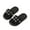 Black, variant on ZACPNCV Kids Cloud Slides Girls Boys Slip On Slide Sandals Comfort Non-Slip Thick Sole Slippers Summer Shower Shoes Pool Black 8-9 Years
