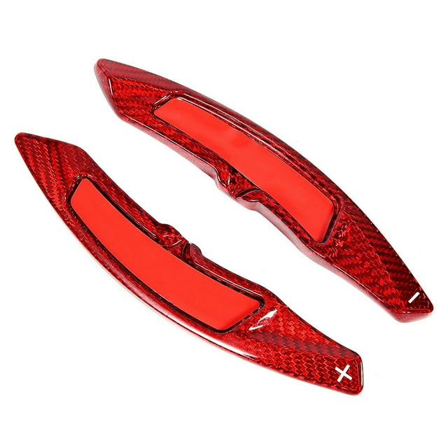 Extensor de palanca de cambios de fibra de carbono rojo apto para Porsche Cayenne Palamera 18-19