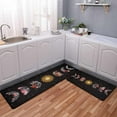thumbnail image 2 of Spring Kitchen Mats 2 Piece, Moon Phase Flower Kitchen Mats for Floor Anti Fatigue Kitchen Mats,Cushioned Floral Kitchen, Kitchen Rug Non Slip Waterproof, Kitchen Gadget, 2 of 6