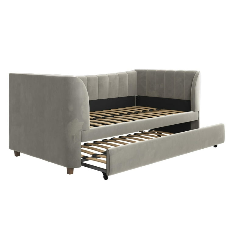 Little seeds valentina upholstered sale daybed with trundle