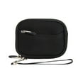 thumbnail image 1 of Water Resistant Neoprene Sleeve Black Pouch Bag with External Pocket for Gadgets, Accessories, Cables, Coins, 1 of 4