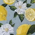 thumbnail image 5 of Pratyus Lemons Flowers White Flower Modern Waterproof Shower Curtain for Country Cottage & Farmhouse Bathroom Decor 100% Polyester Fiber Home Bathtubs Bathroom Decor, 5 of 7
