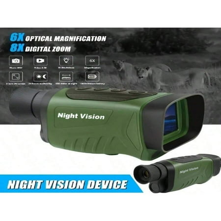 QUTETN 2.5k Infrared Monocular Night Vision Device 40MP 8X HD Digital Zoom 300M Hunting Camping Outdoor Night Vision Equipment