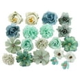 thumbnail image 2 of Artificial Flowers, Roses, Flower Heads for Crafts, Home, Spring Garden, Wild Flower Wreath, Hanging Decoration, Small Fabric Rose Heads, 2 of 9