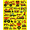 Yellow, Pattern 2, variant on ODIKA 2x3 Machine Washable Non-Slip Area Rug, Interactive City Street Network with Traffic Signs Learning Layout High Traffic Rug, Orange, 695252