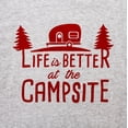 thumbnail image 2 of Camco Life is Better at The Campsite Heather Gray T-Shirt Soft Cotton Blend, Comfortable Material, Great for a Gym Shirt - XXL (53211), 2 of 6