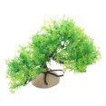 thumbnail image 1 of USHOBE Fish Tank Bonsai Plants Simulation Pine Tree Green 1Set, 1 of 8