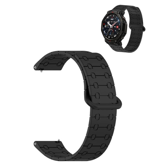 Correa de reloj deportivo YAJOJO de silicona magnética para Amazfit T-Rex 3 Pro/Balance 2