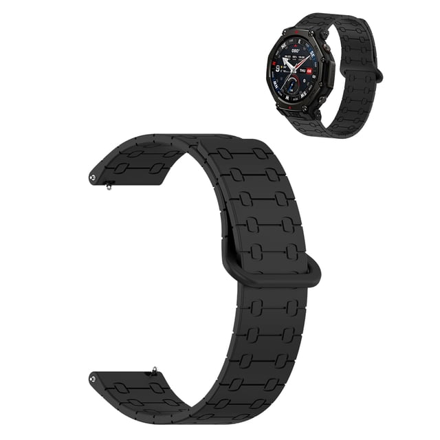 Correa de reloj deportivo YAJOJO de silicona magnética para Amazfit T-Rex 3 Pro/Balance 2