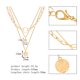 thumbnail image 3 of Xihbxyly Ofertas del Prime Day Conjunto de collar multicapa de moda occidental, collar con colgante de moneda británica, 3 of 6